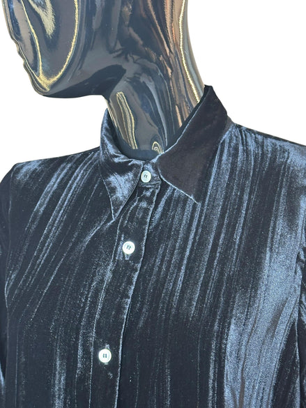 Camicia in velluto plissé 132638002 FORTE FORTE