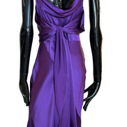 Abito in satin V040266190270 ALBERTA FERRETTI