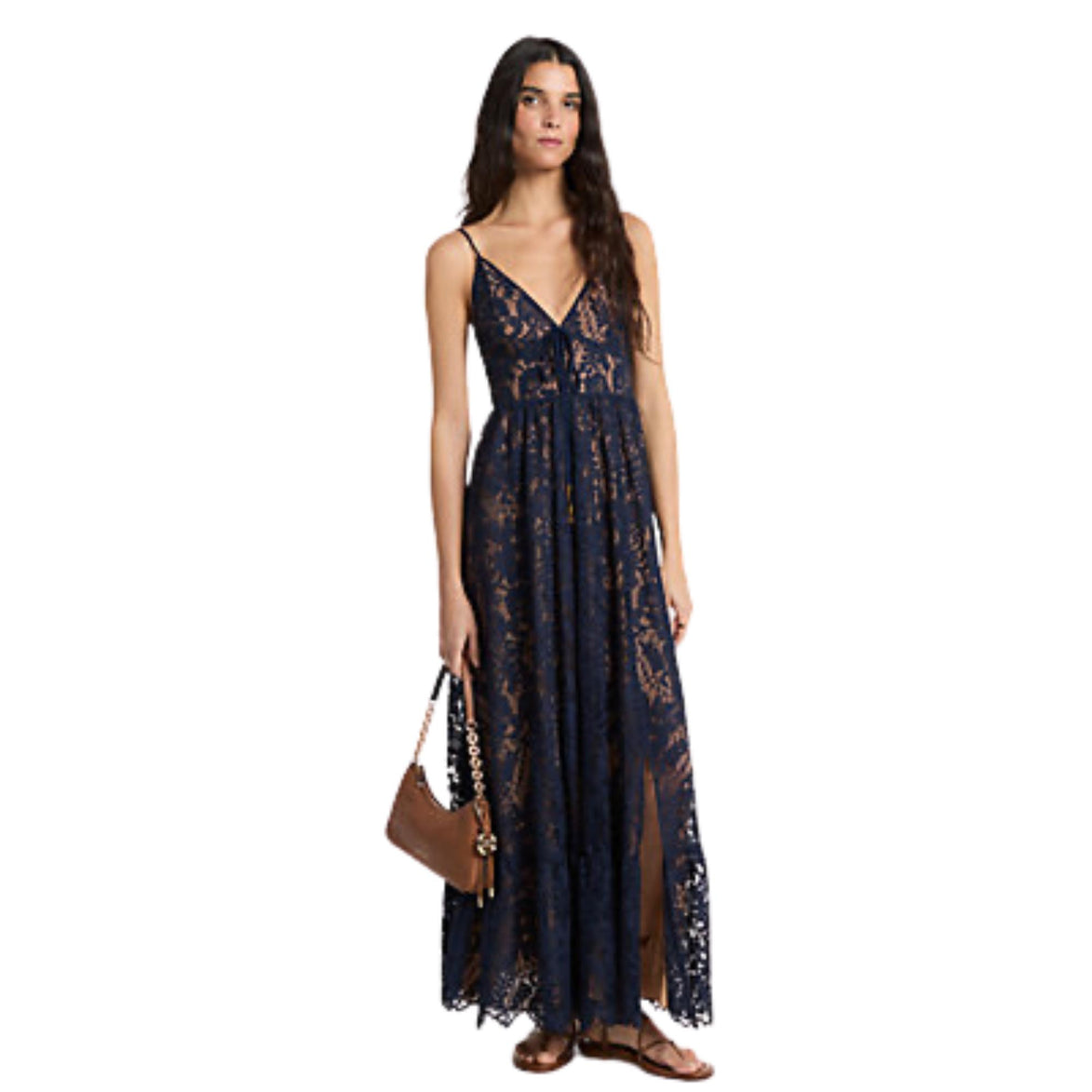 Corded Lace Maxi Dress MS683HQKQ9409 MICHAEL KORS