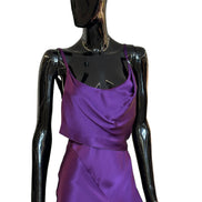 Abito in satin V040266190270 ALBERTA FERRETTI