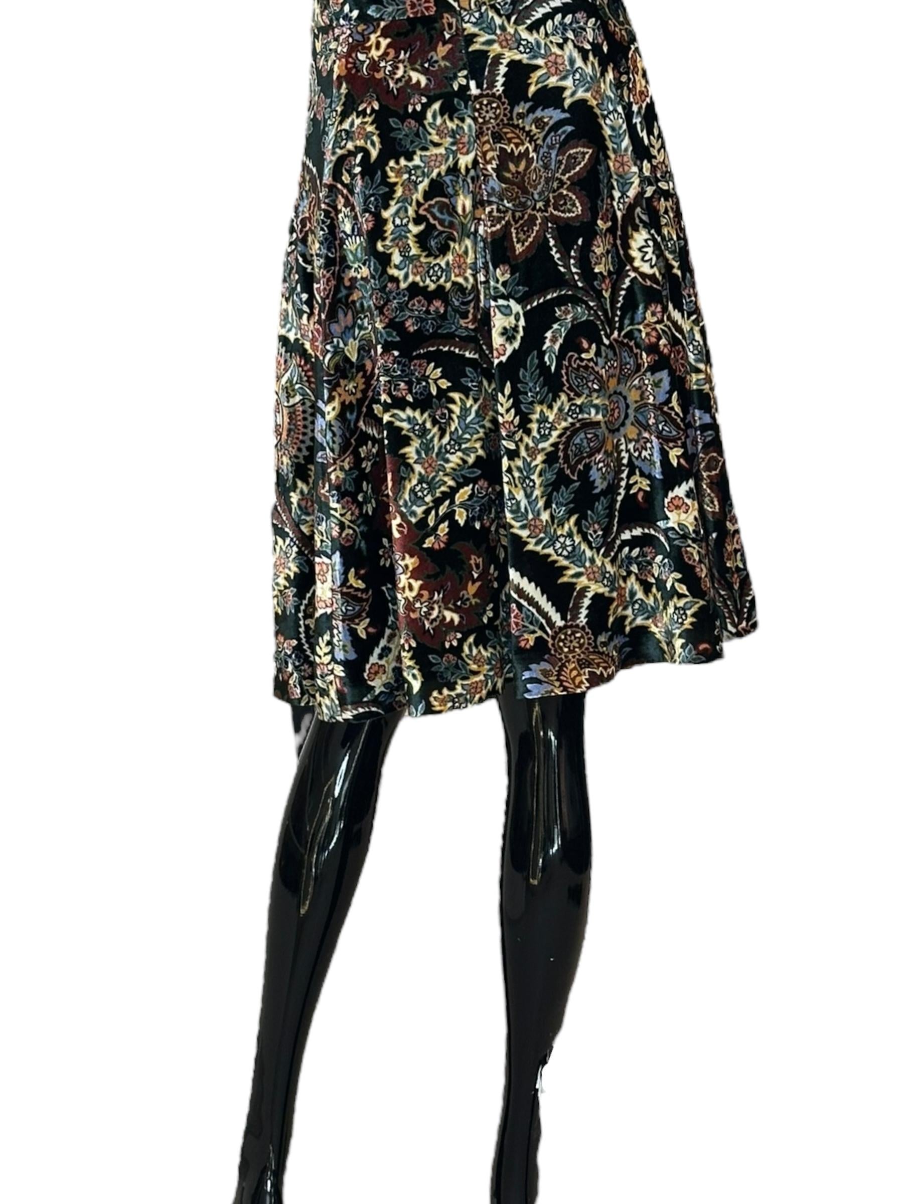 Gonna in velluto WRFA005299SADC3X0892 ETRO