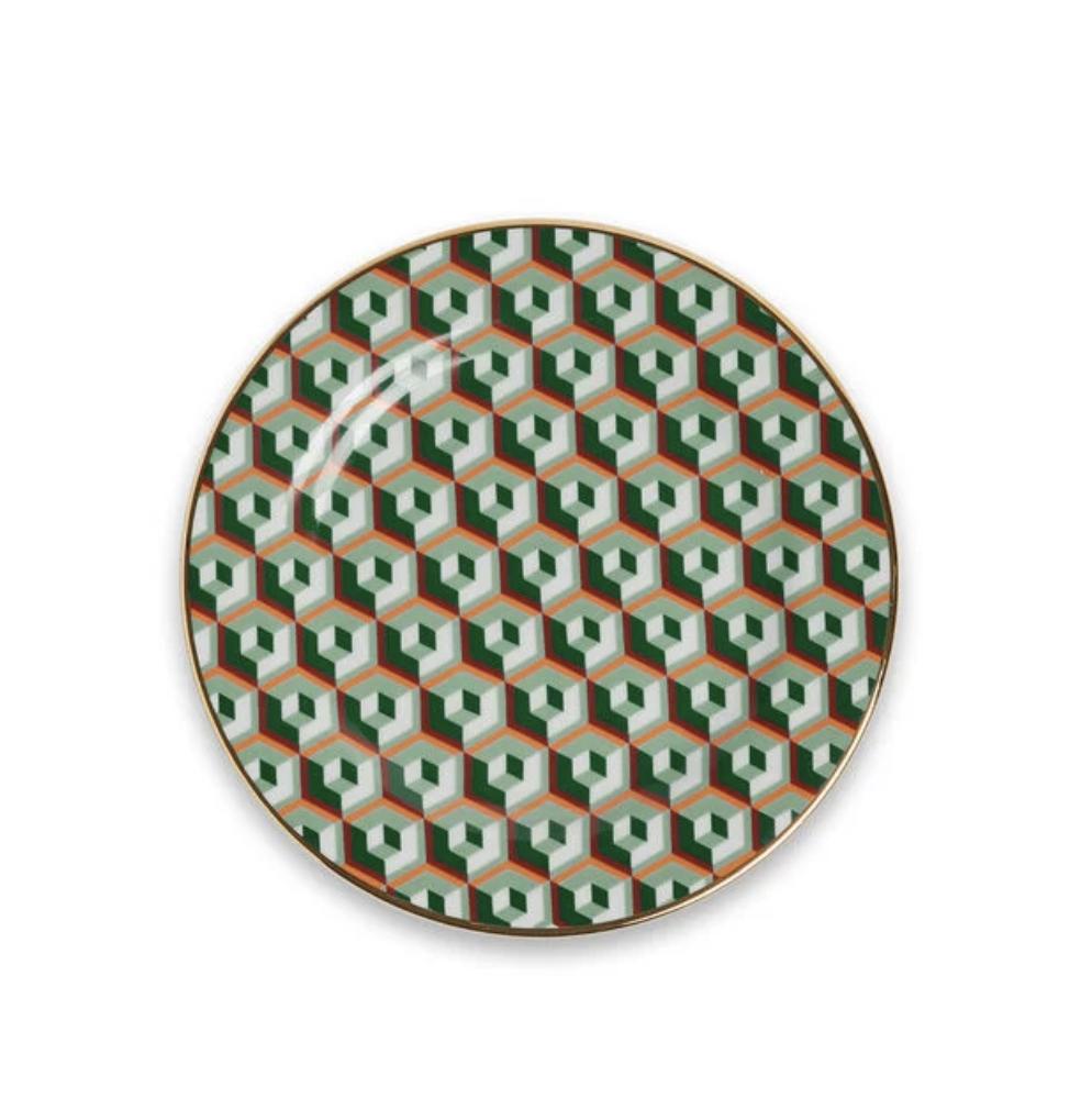 Dessert Plates Set of 2 DIS0048CER001CUB0007 LA DOUBLE J