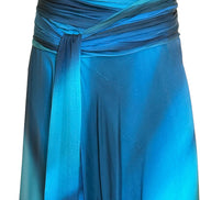 Gonna in chiffon di seta A011116421370 ALBERTA FERRETTI