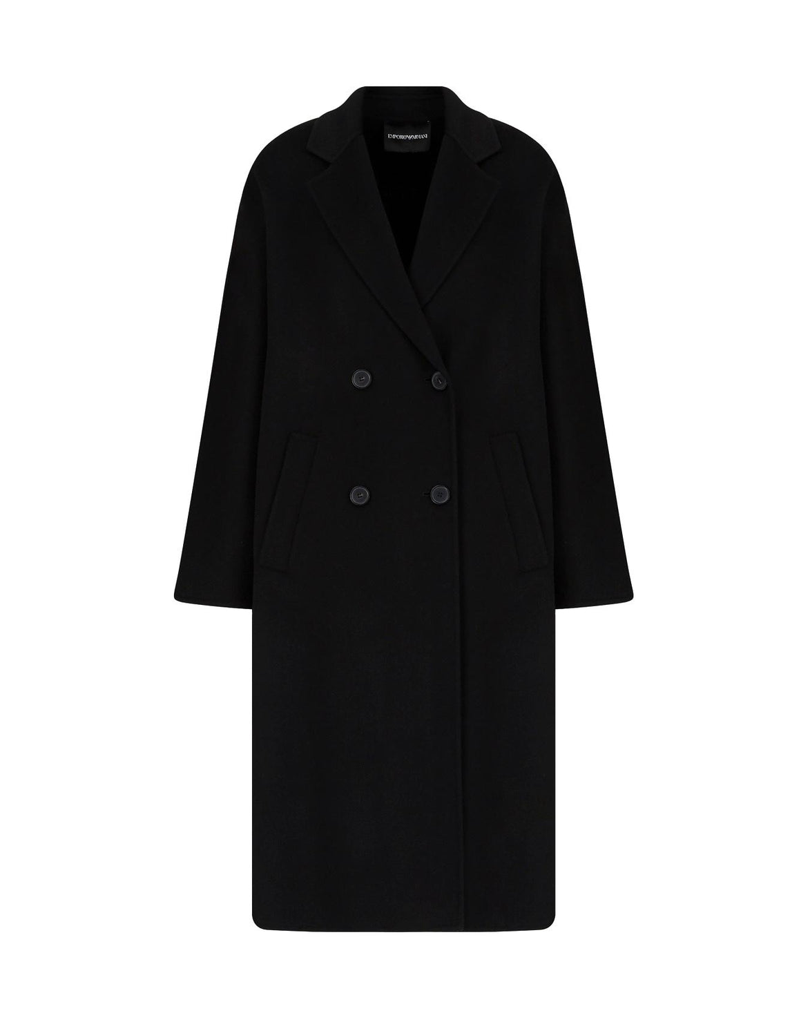 Cappotto doppiopetto in cashemere 8N2L022NWEZ0999 EMPORIO ARMANI