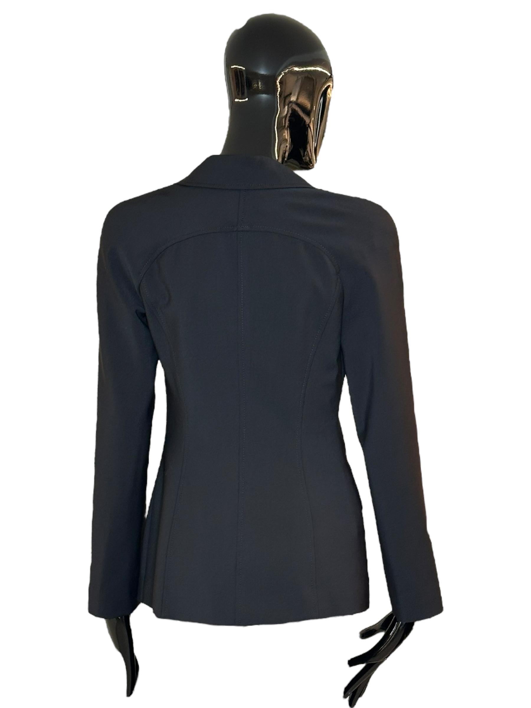 Giacca in lana stretch con bottoni AF V050416270555 ALBERTA FERRETTI