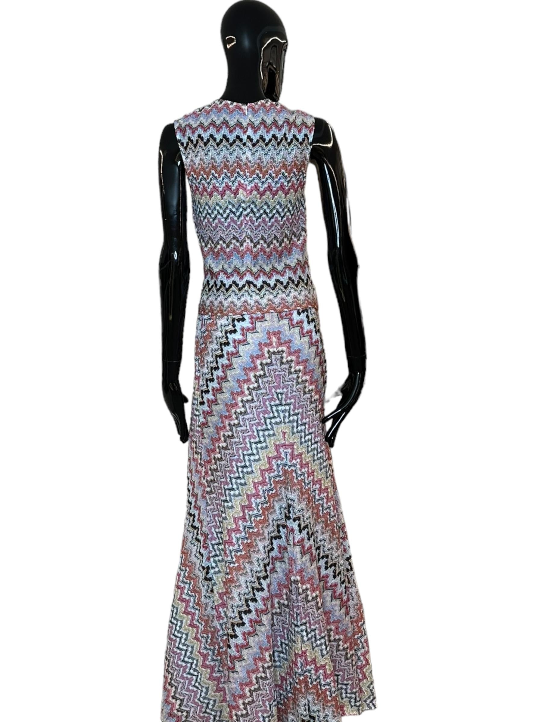 Gonna lunga con motivo zig zag DS24SH0ZBR00UXSM975 MISSONI