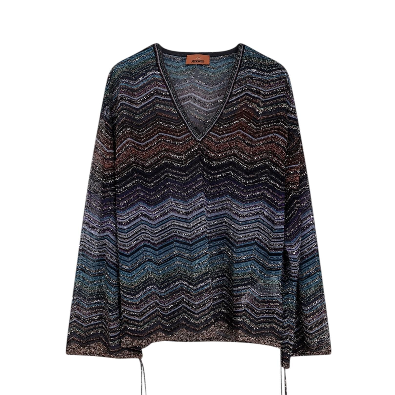 Blusa over DS26SJ0FBK01H9SM9ZT MISSONI
