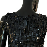 Abito smanicato con paillettes D721864013 PAROSH