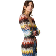 Cardigan lungo in pizzo DS26SM0SBR015JSMSNV MISSONI