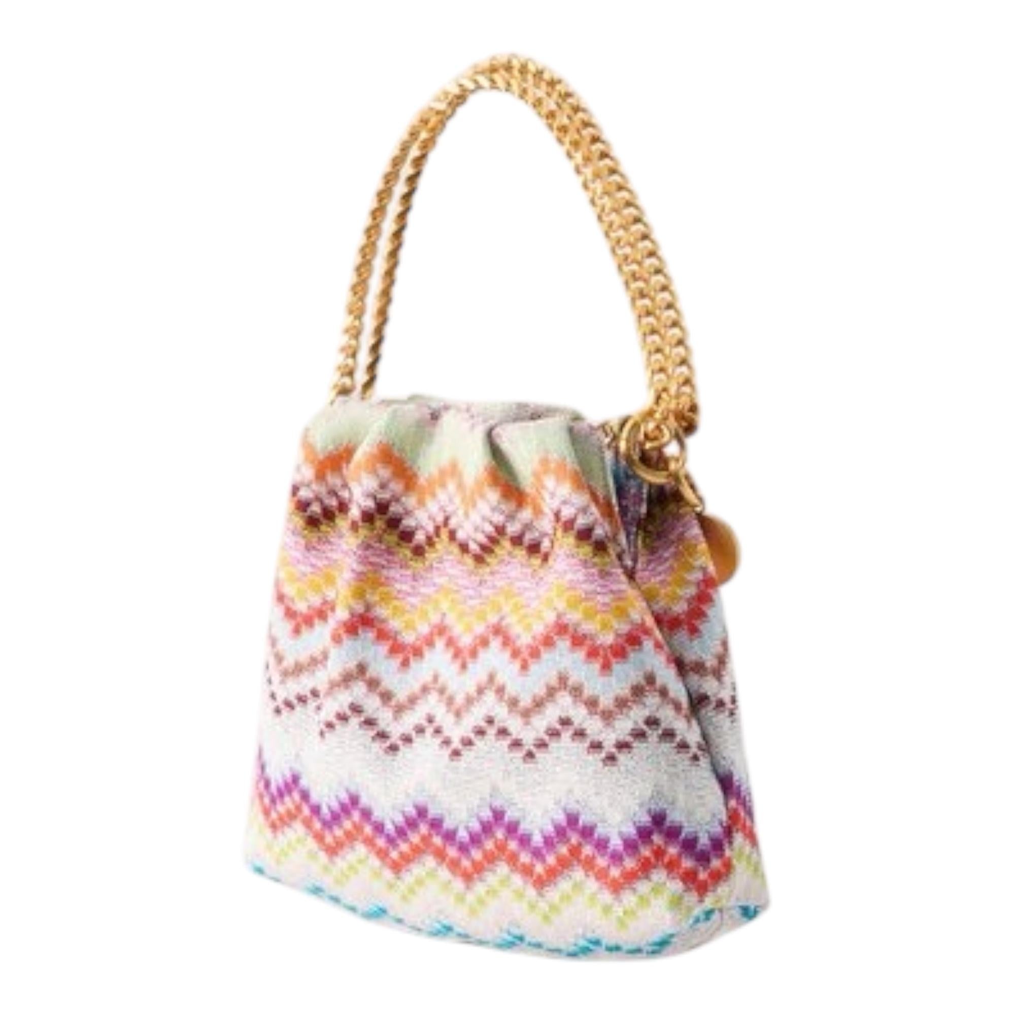 Drawstring Pouch Chain MI10070F029 MISSONI