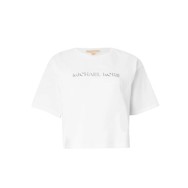 T-shirt con logo in rilievo MR651Z797J100 MICHAEL KORS