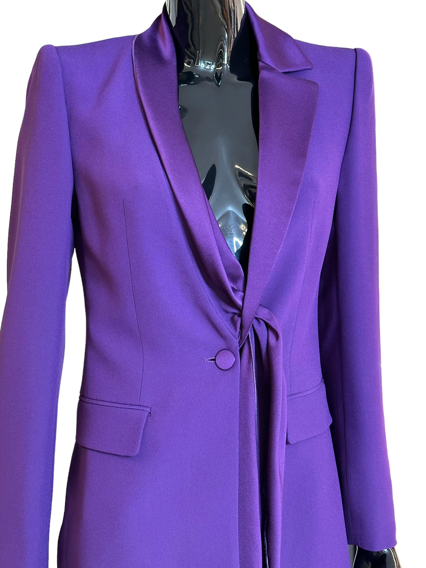Giacca in enver satin A050266180270 ALBERTA FERRETTI