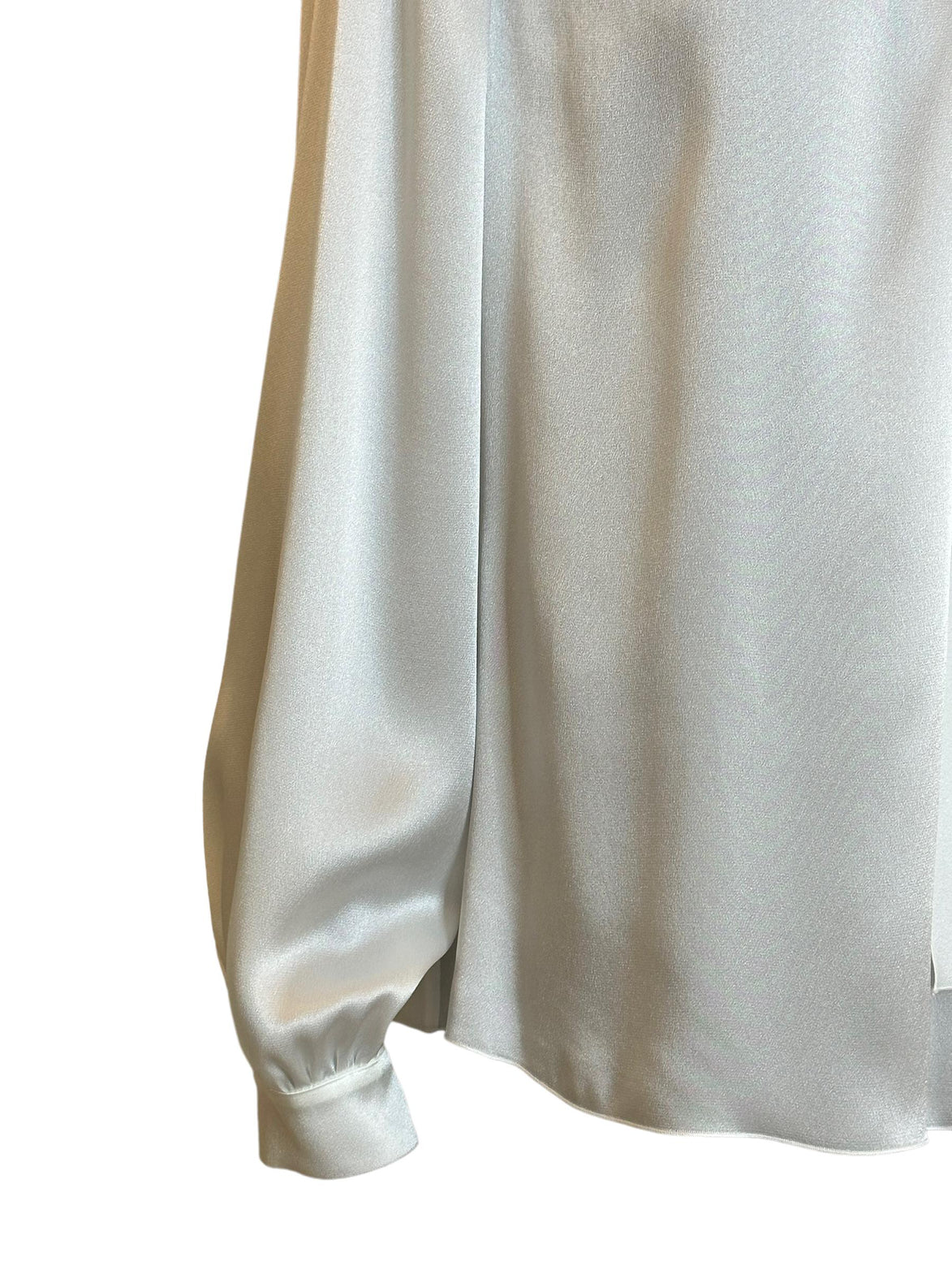 Camicia in satin con collo lavallier A021966190002 ALBERTA FERRETTI
