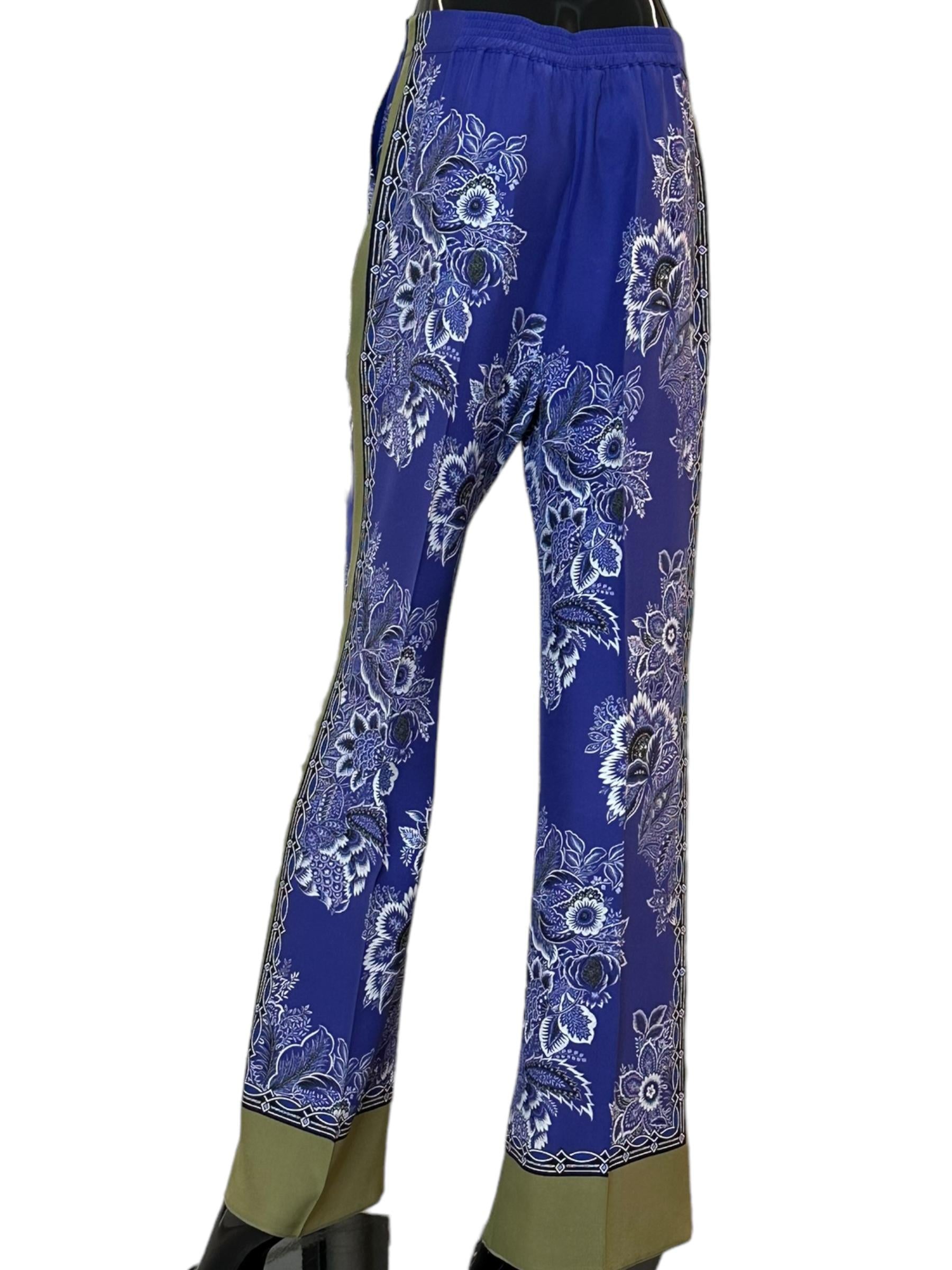 Pantaloni palazzo bouquet bandana WREA0014AK012X0883 ETRO
