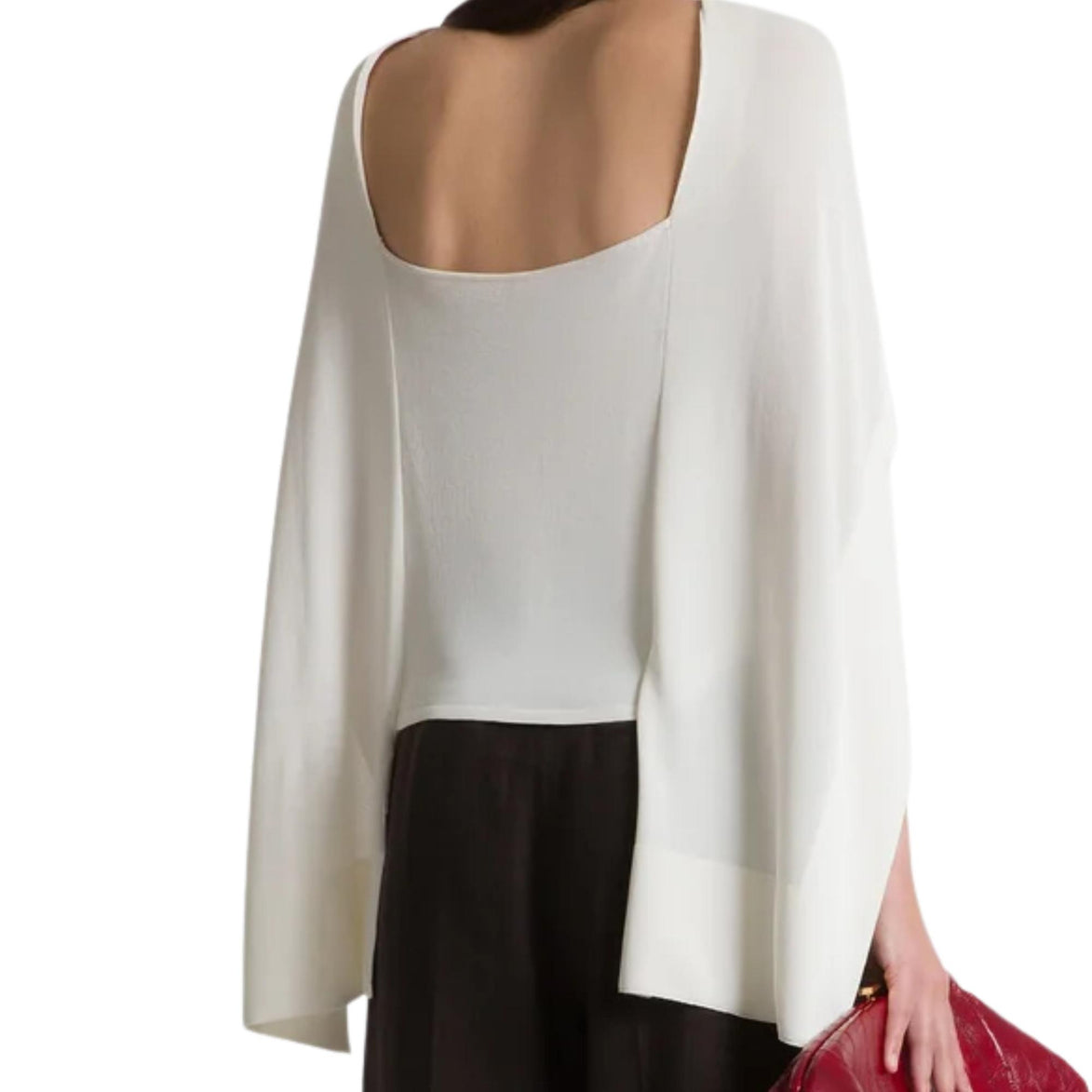 Top in maglia con maniche a mantellina V088201090002 ALBERTA FERRETTI