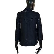 Make An Exit Lacey Top TOP0108EMB020BAN02BL01 LA DOUBLE J