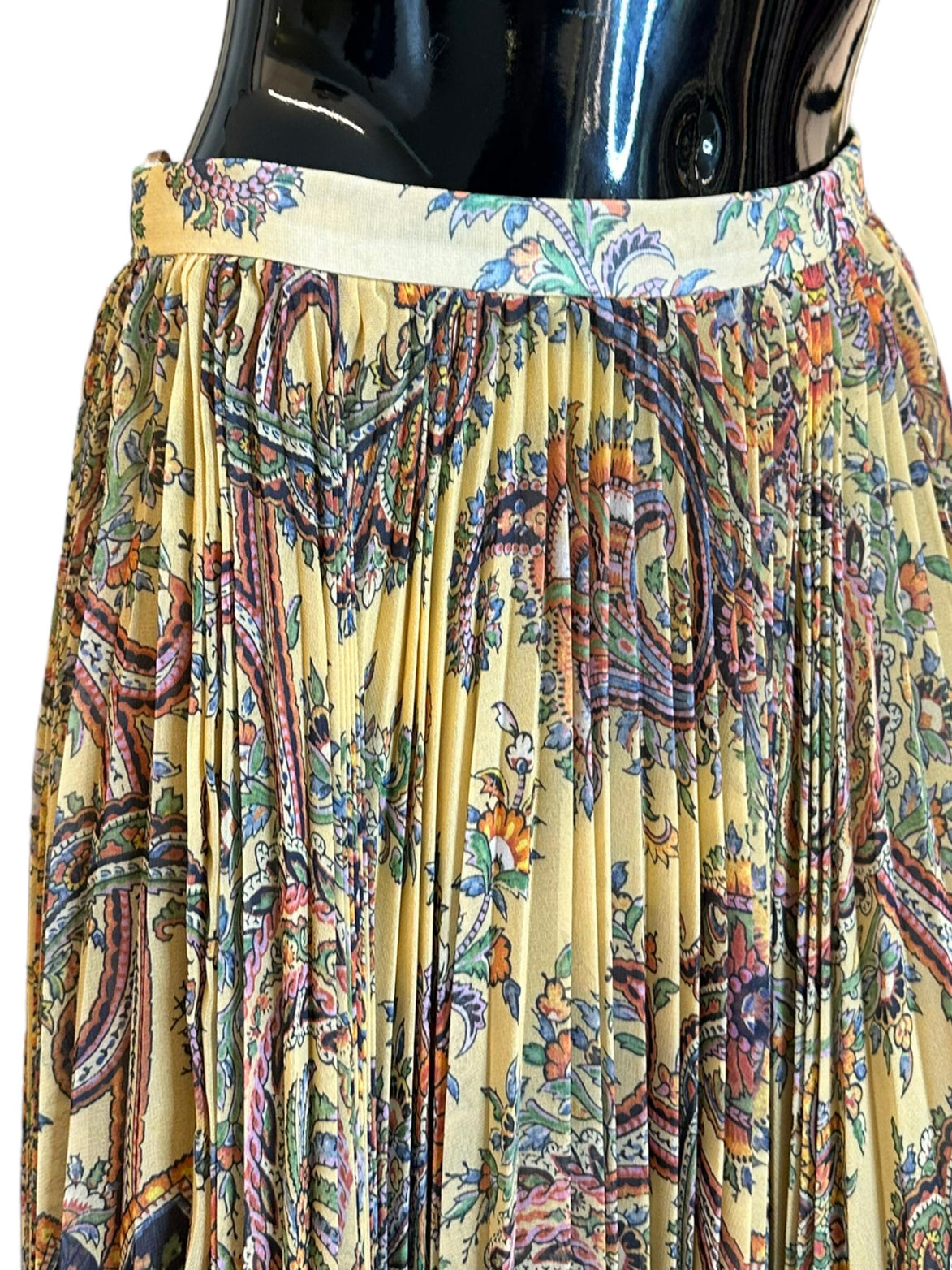 Gonna midi plisse' in georgette 116065003800 ETRO