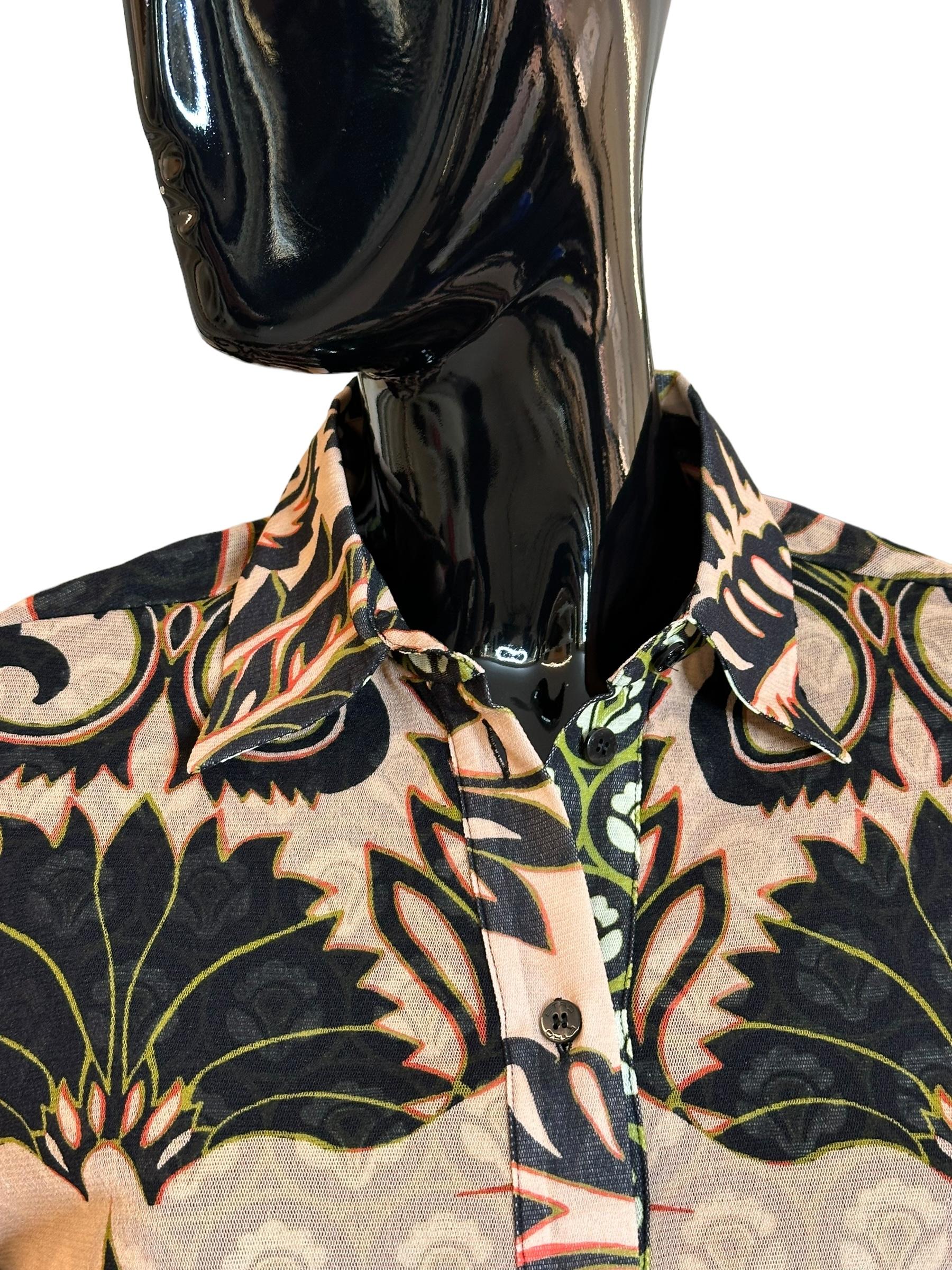 Camicia in tulle stampato WRIA002799IAS16X0870 ETRO