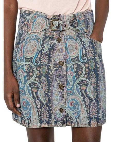 Mini Denim Skirt WRNC0020AKH10X0804 ETRO