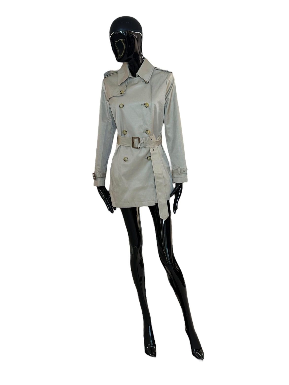 Trench in misto cotone con cintura 297936851002 RALPH LAUREN
