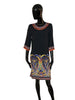 Paisley print tunic dress