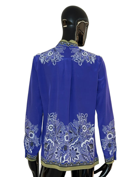 Camicia in crepe de chine bouquet WRIA0019AK012X0883 ETRO