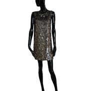 Abito smanicato con paillettes D721864058 PAROSH