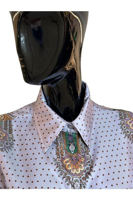Camicia in twill di seta 117455218450 ETRO