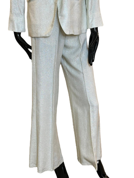 Pantalone flare in velluto laminato 10654BIS1014 FORTE FORTE