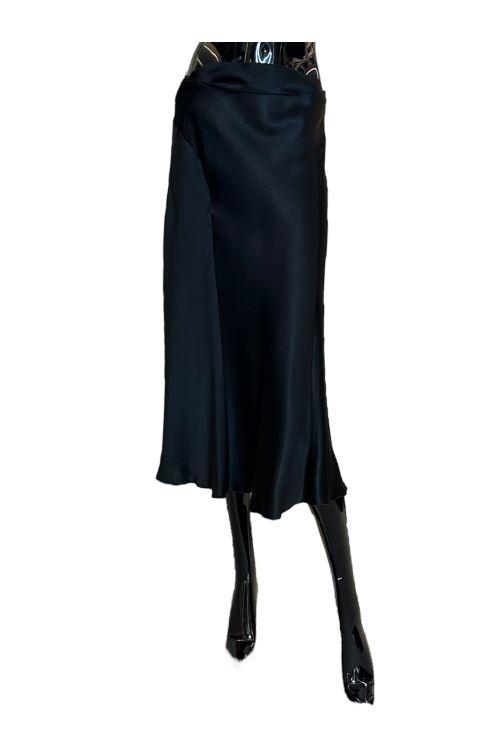 Gonna longuette in raso 011366190555 ALBERTA FERRETTI