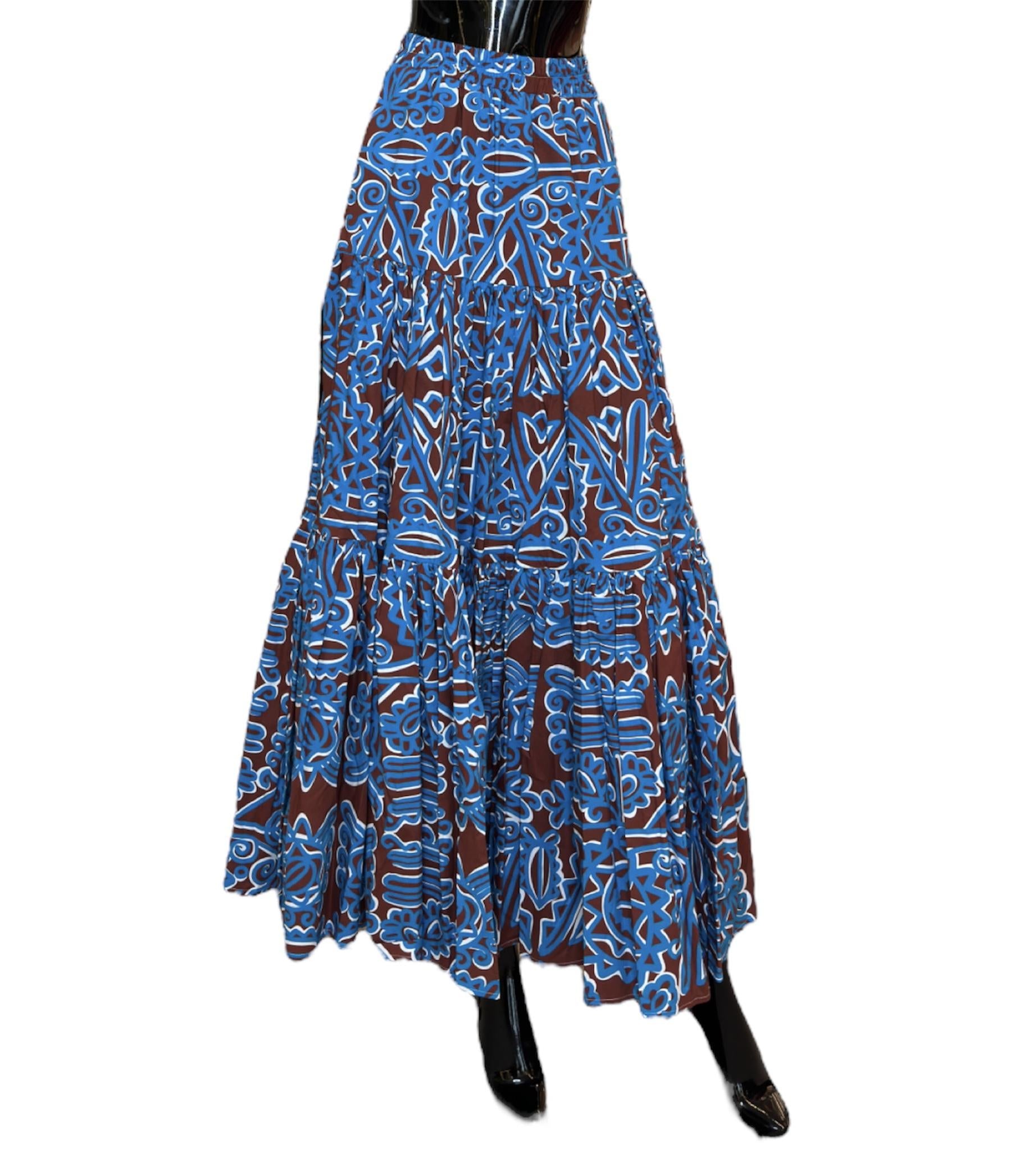 Big Skirt SKI0001COT001PRN0003 LA DOUBLE J